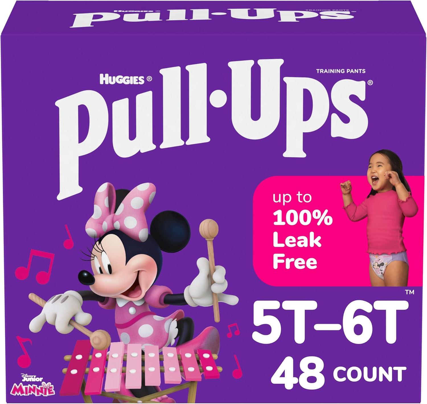 Huggies® Pull-Ups® Girls Training Pants 5T-6T 46-60 LB Cloth 48/Case