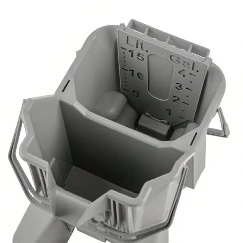 Mop Bucket 4 GAL 15 L Plastic Gray Dual Combo 1/Each