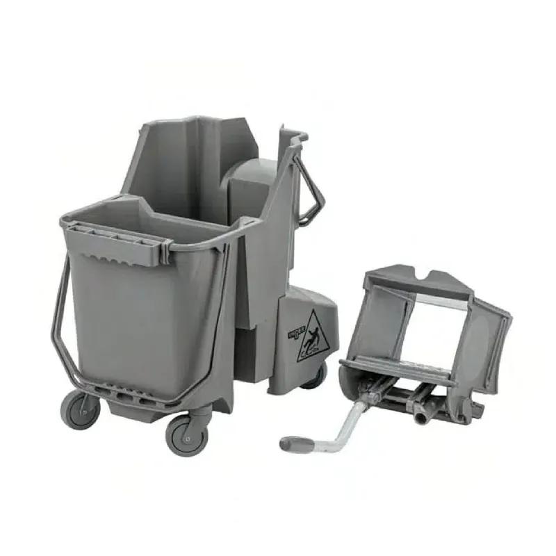 Mop Bucket 4 GAL 15 L Plastic Gray Dual Combo 1/Each