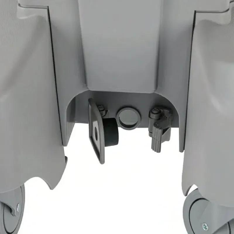 Mop Bucket 4 GAL 15 L Plastic Gray Dual Combo 1/Each