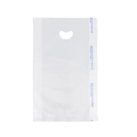 Merchandise Bag 12X3X18 IN White HDPE 0.7MIL With Die Cut Handles 500/Case