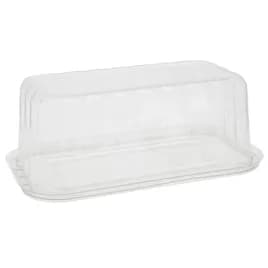 Cake Container & Lid Combo With Rosedome Lid 11X5.25X4.25 IN PET Clear Rectangle 100/Case