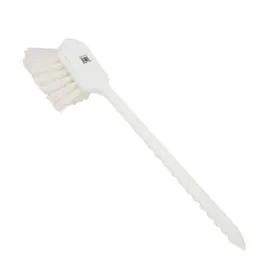 Utility Brush Scrub Brush Polypropylene (PP) Resin White Long Handle With 20IN Handle 1/Each