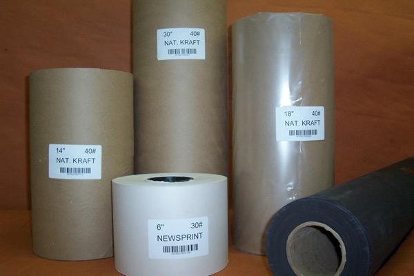 Newsprint 16X144 IN Kraft Natural Fiber 30# Soft Fold 1500 LB/Pallet