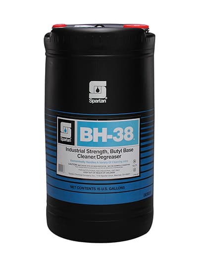BH-38® All Purpose Cleaner 15 GAL Heavy Duty Multi Surface Alkaline Concentrate Butyl Industrial Strength 1/Drum