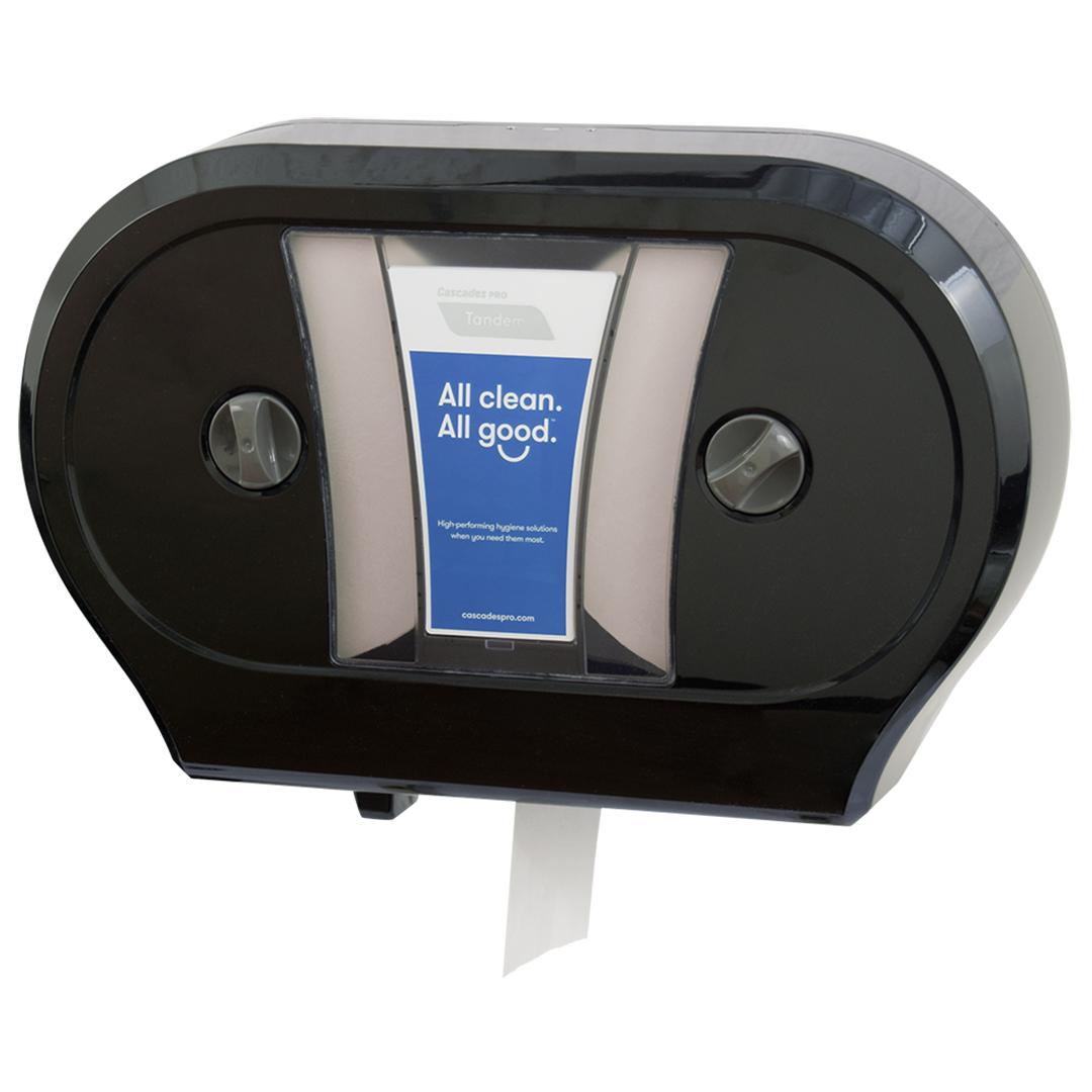 Tandem® Toilet Paper Dispenser Black 1/Each