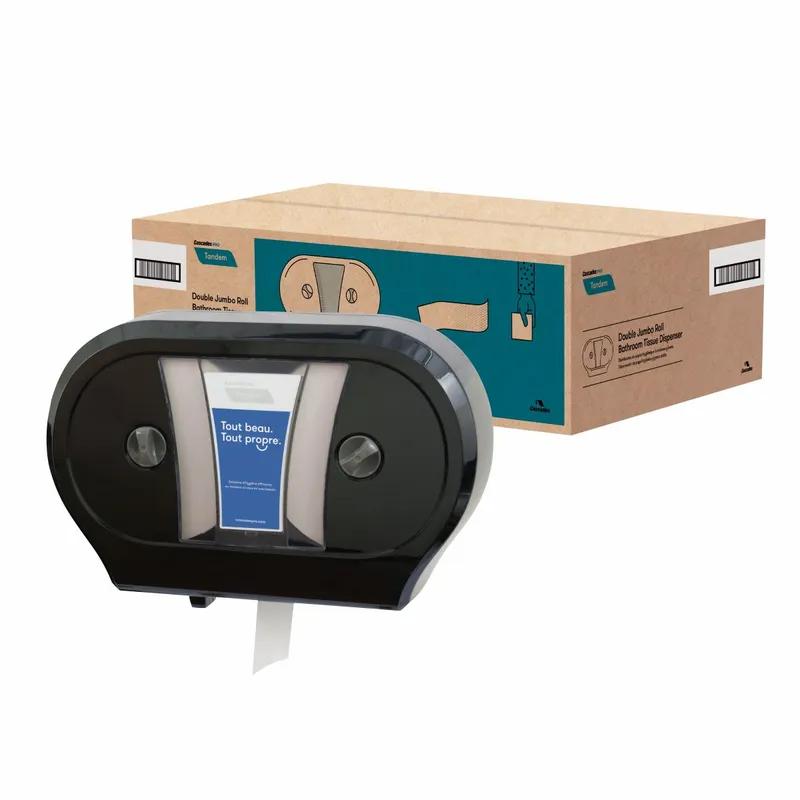 Tandem® Toilet Paper Dispenser Black 1/Each
