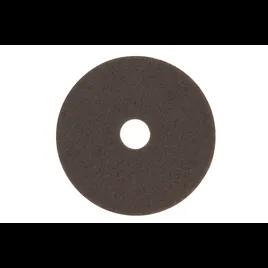 3M™ 7100-14 Stripping Pad 14 IN Brown Poly Nylon 175-600 RPM Center Hole 5/Case