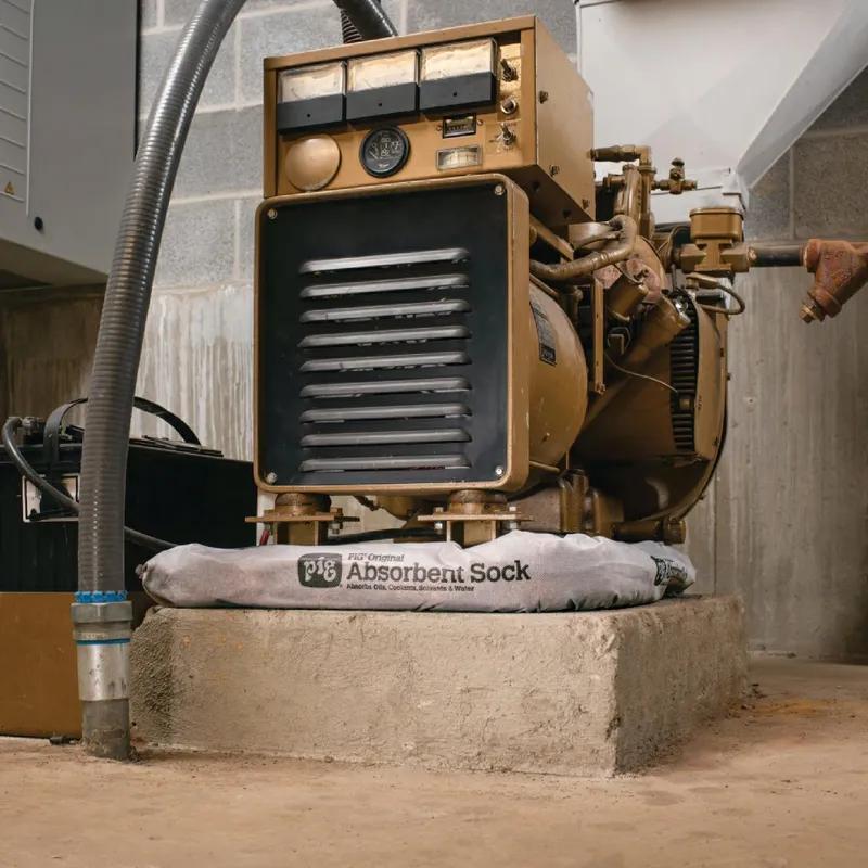 PIG® Absorbent Sock 3X42 IN 64 OZ Gray Corn Polypropylene (PP) Original 40/Box