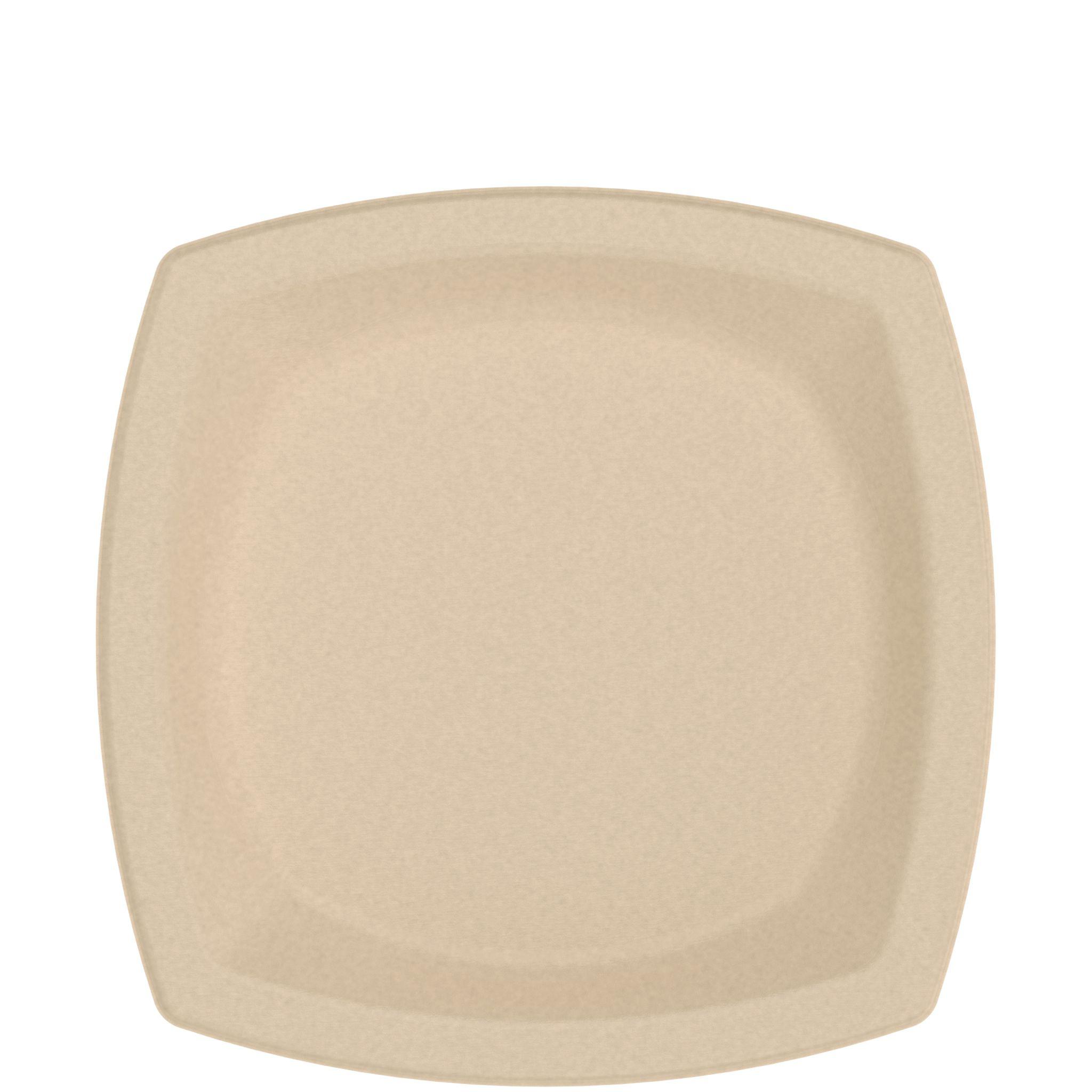 Dart® Plate 8.25X8.25X0.777 IN Fiber Natural Square 500/Case