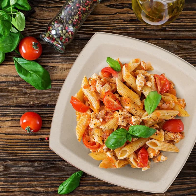 Dart® Plate 8.25X8.25X0.777 IN Fiber Natural Square 500/Case