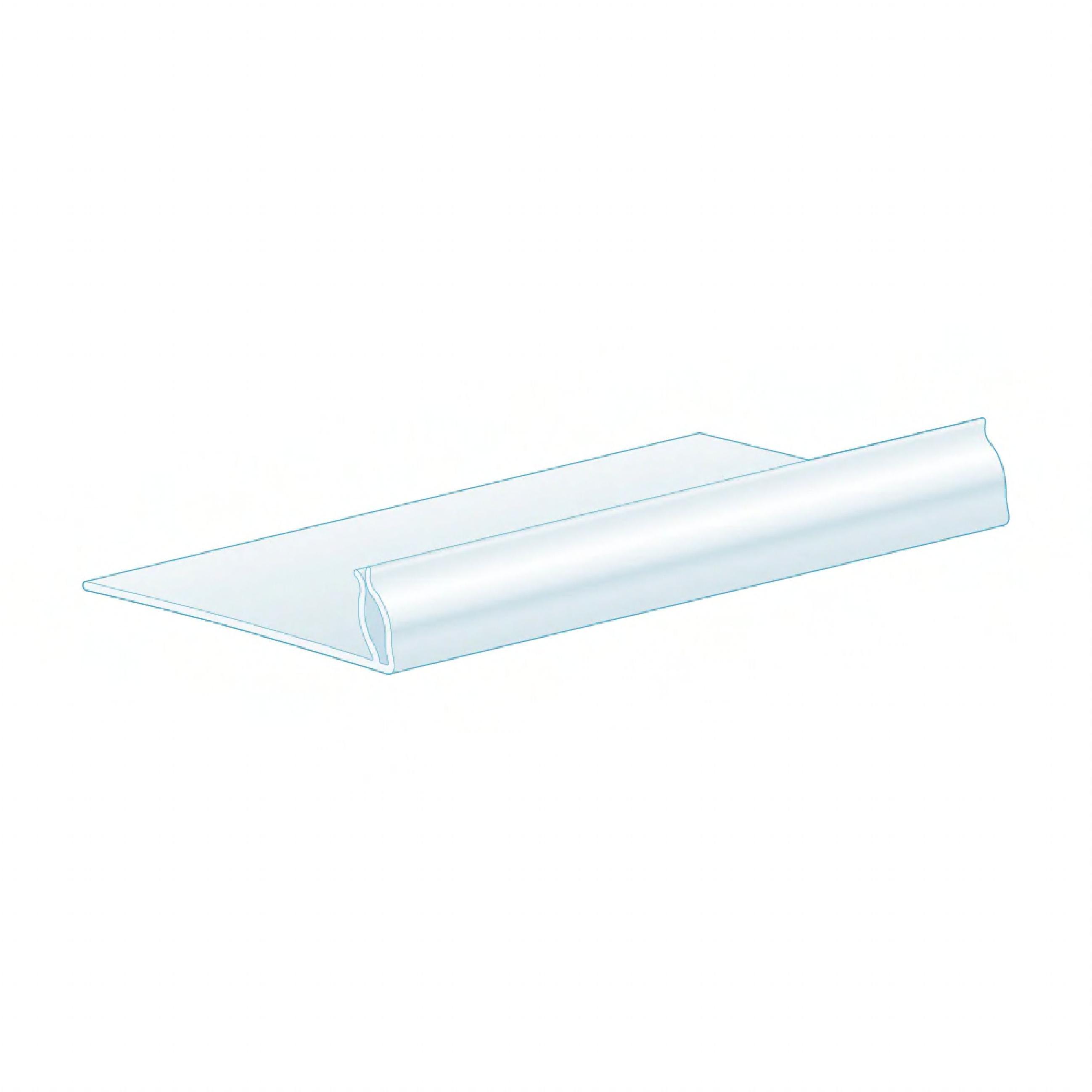 kostklip® Sign Holder 4X2.5 IN PVC Clear L Style Angled Base 20/Pack