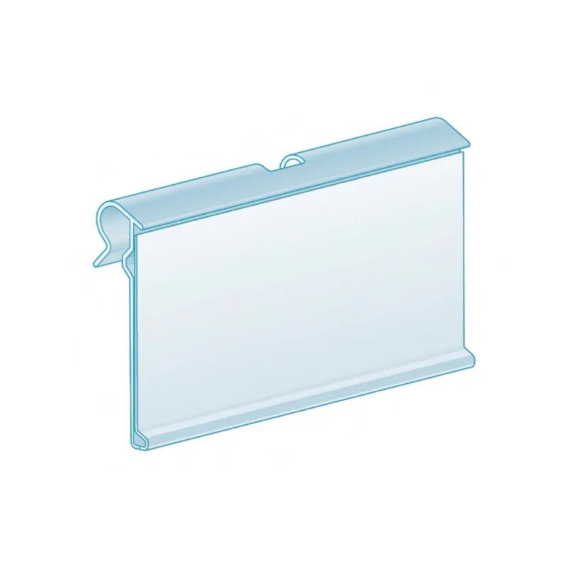 kostklip® ClearVision® Shelf Label Holder 2X1.25 IN T-Wire Swing-Up 100/Pack