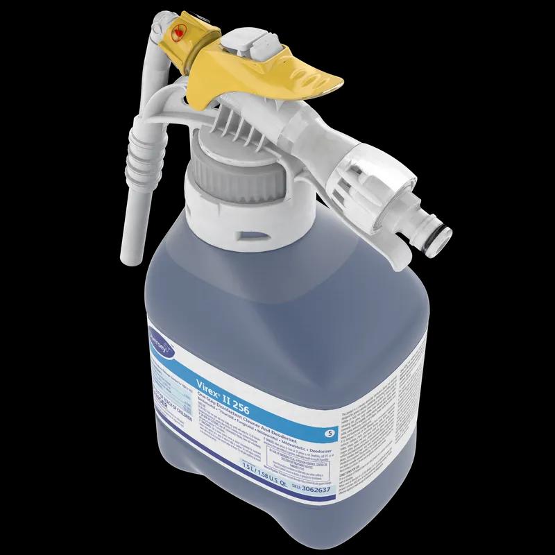 Virex® II 256 Mint One-Step Disinfectant Deodorizer 1.5 L Multi Surface Liquid RTD Quat 2/Case