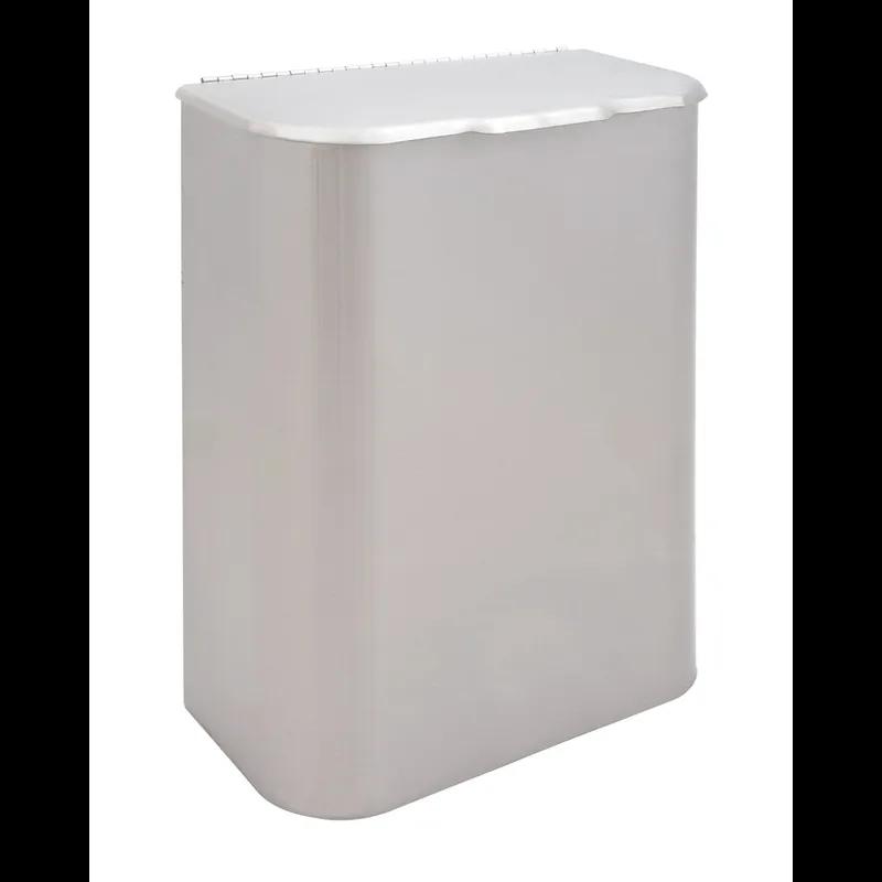 Menstrual Care Disposal Receptacle Stainless Steel Surface Mount Satin 1/Each