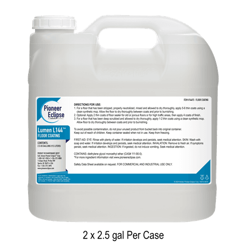 Lumen L144 Mild Scent Floor Coating 2.5 GAL 2/Case