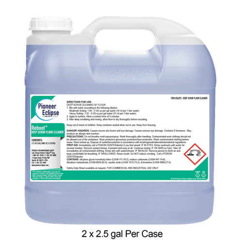 ReBoot™ Deep Scrub Lemon Lime Cleaner 2.5 GAL Liquid 2/Case