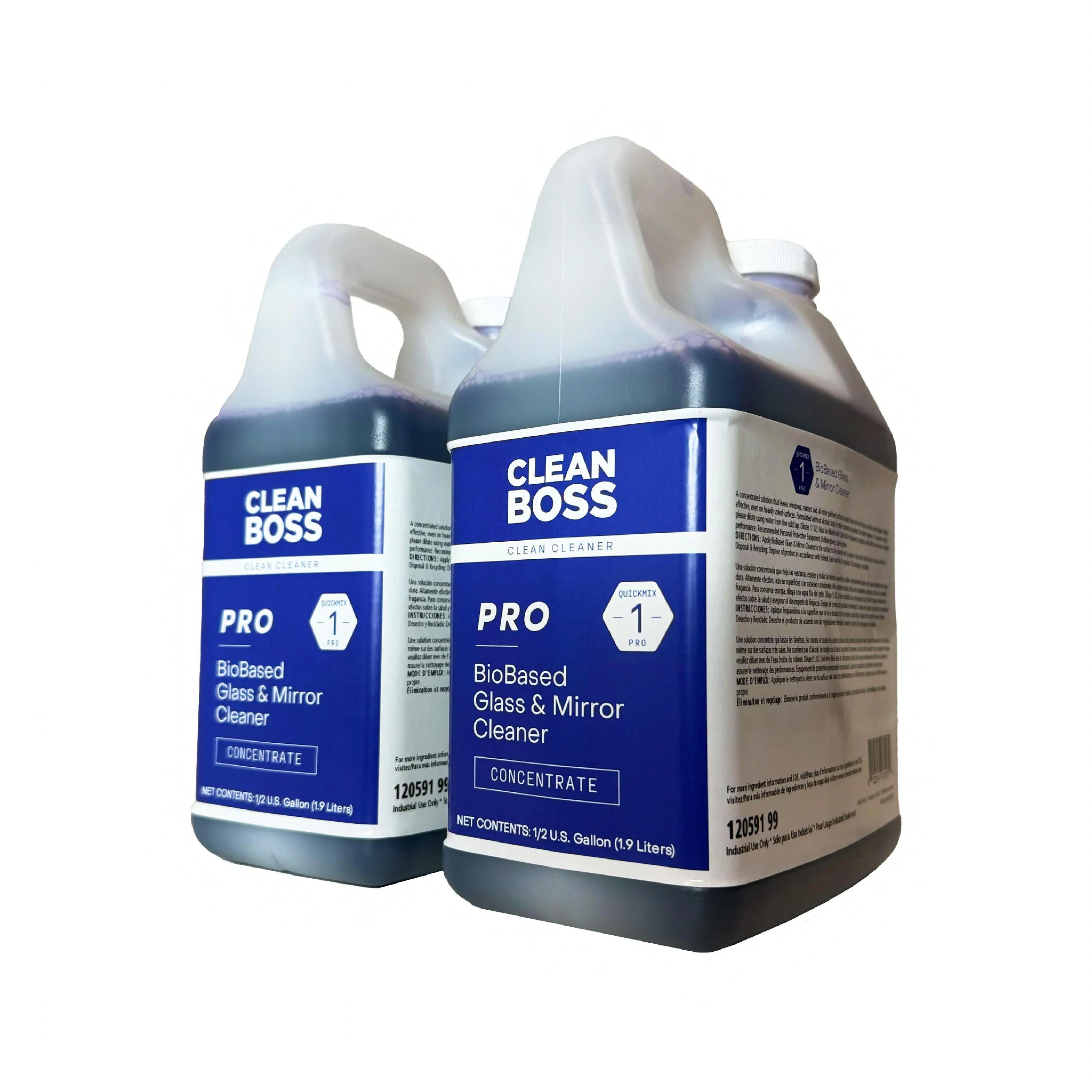 Glass & Mirror Cleaner 0.5 GAL Concentrate Bio-Based 4/Case