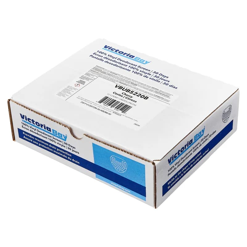 Victoria Bay Urinal Screen Cherry Vinyl 30-Day Air Care System 12/Box