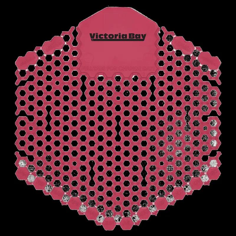 Victoria Bay Urinal Screen Spiced Apple Red EVA 7X6.5X0.66 IN 30-Day Air Care System Deodorizing 10 Count/Box 6 Box/Case