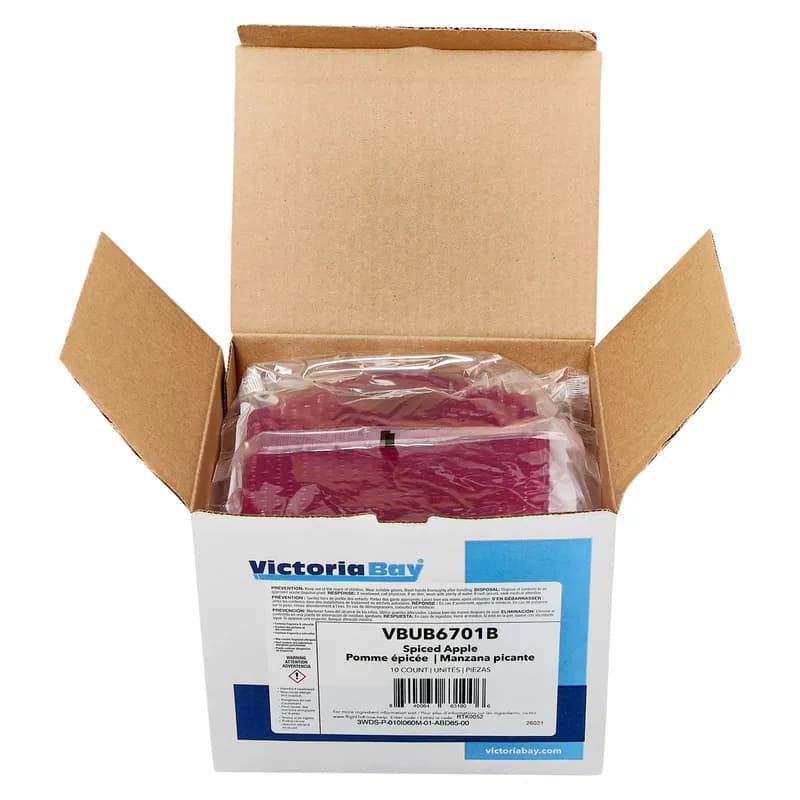 Victoria Bay Urinal Screen Spiced Apple 30-Day Air Care System Deodorizer 10/Box