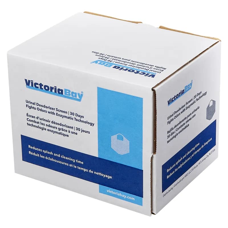 Victoria Bay Urinal Screen Cucumber Melon 30-Day Air Care System Deodorizer 10/Box