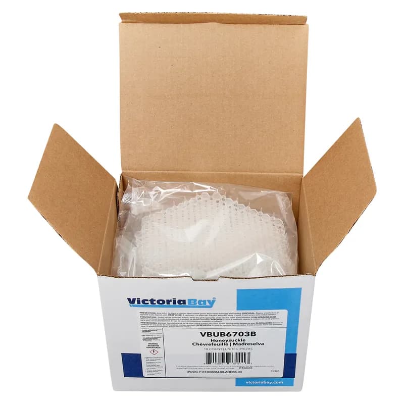 Victoria Bay Urinal Screen Honeysuckle 30-Day Air Care System Deodorizer 10/Box