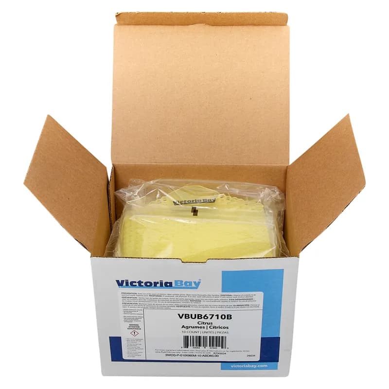 Victoria Bay Urinal Screen Citrus Scent 30-Day Air Care System Deodorizer 10/Box