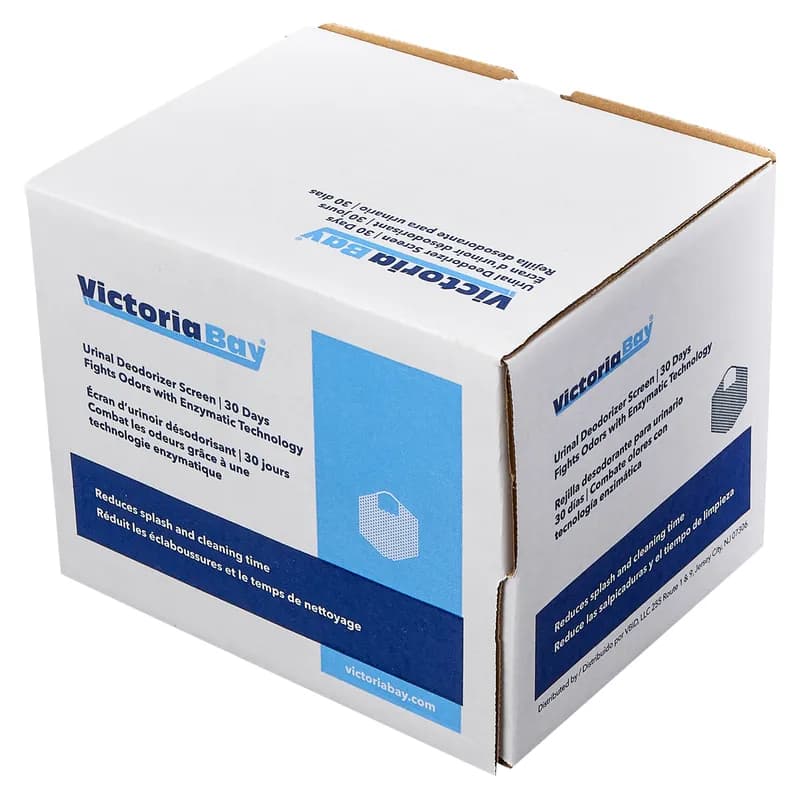 Victoria Bay Urinal Screen Citrus Scent 30-Day Air Care System Deodorizer 10/Box