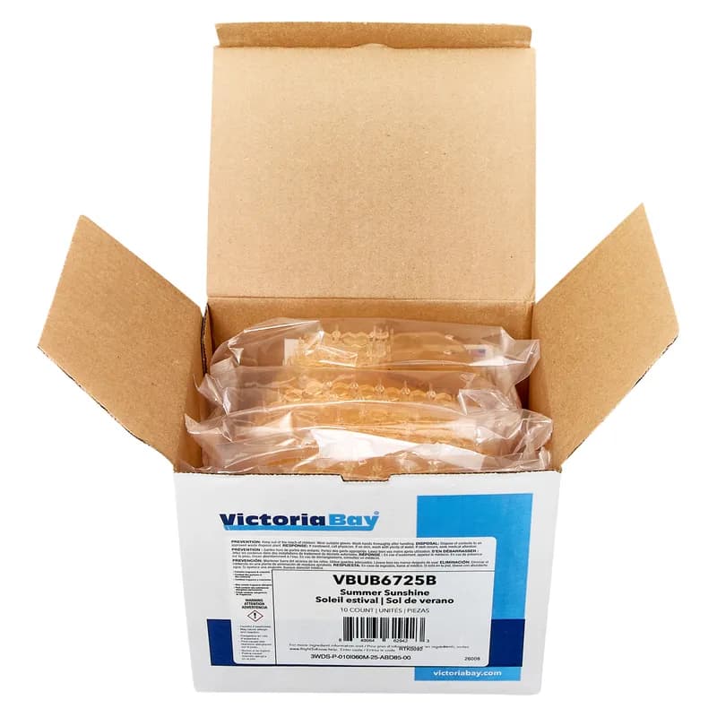 Victoria Bay Urinal Screen Summer Sunshine 30-Day Air Care System Deodorizer 10/Box