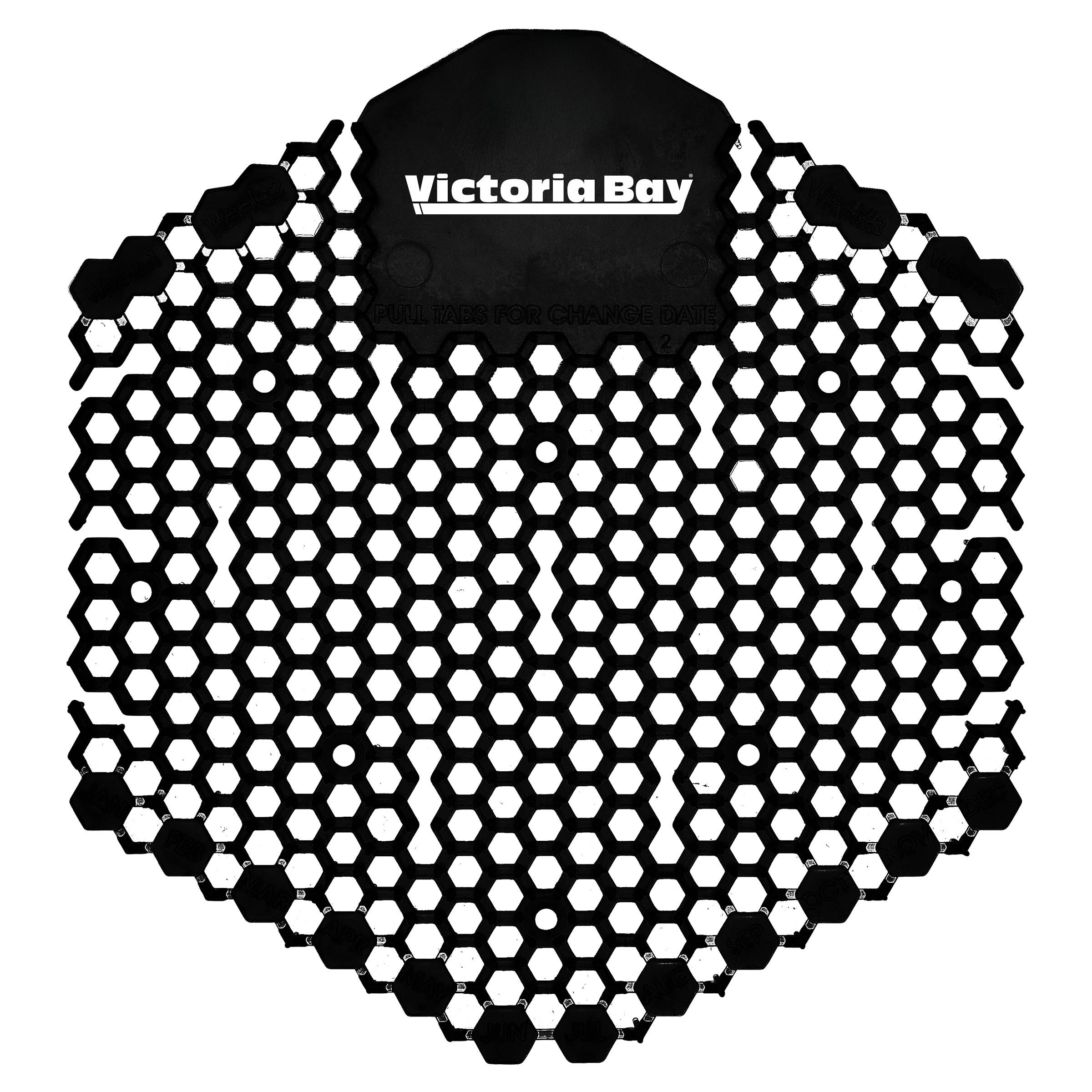 Victoria Bay Urinal Screen Midnight Coast 30-Day Air Care System Deodorizer 10/Box