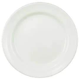 Plate 10 IN Glass London White Coupe Style 24/Case