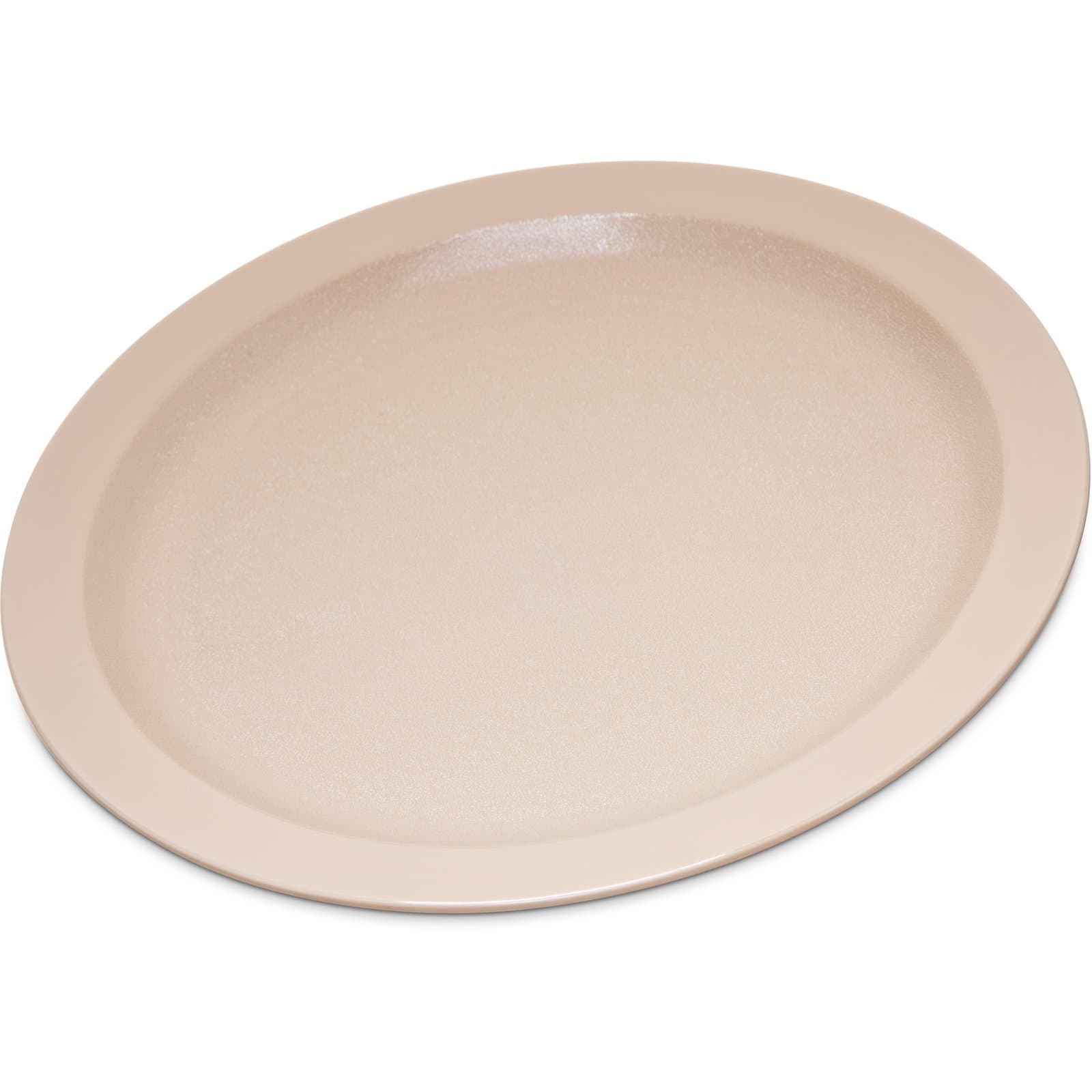 Carlisle Foodservice Products® Plate 10X0.84 IN PC Tan Narrow Rim 48/Case