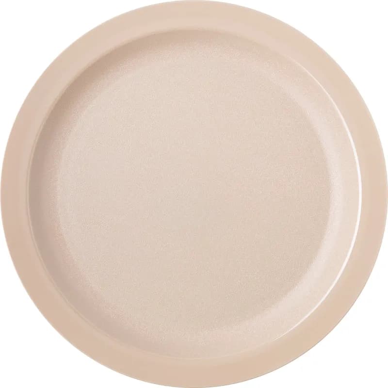 Carlisle Foodservice Products® Plate 10X0.84 IN PC Tan Narrow Rim 48/Case