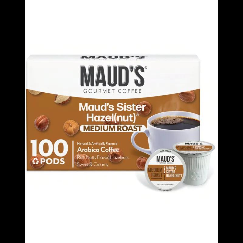 Maud's Coffee & Tea Maud's Sister Hazelnut Coffee 11 G Pods 100/Case