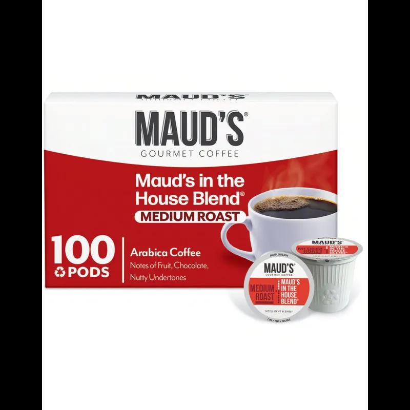 Maud's Coffee & Tea Maud's in the House Blend® Coffee Pods 100/Case