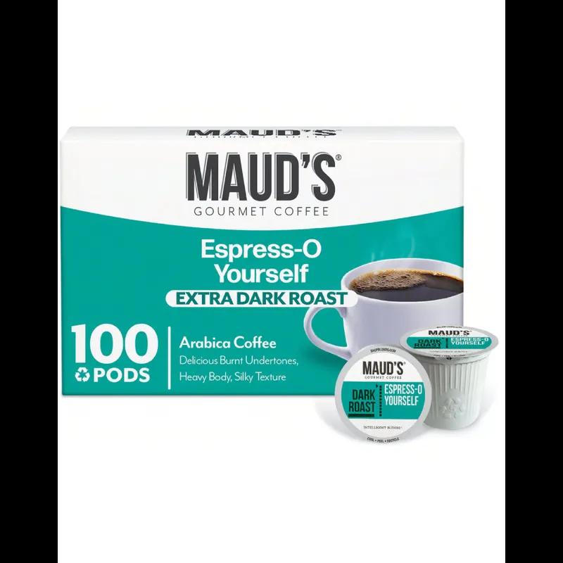 Maud's Coffee & Tea Espress-O Yourself Espresso Coffee Pods 100/Case