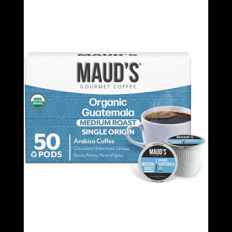 Maud's Coffee & Tea Guatemala Coffee Organic Pods 50/Case