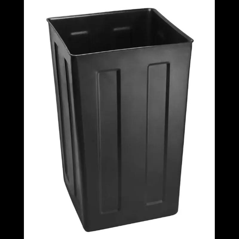 Trash Can 21.06X21.06X41.33 IN 40 GAL Gray Plastic All Weather With Stone Panels Rugged 1/Each
