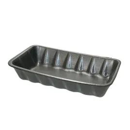 10K Meat Tray 5.88X10.75X2.16 IN Polystyrene Foam Black Rectangle 250/Bundle