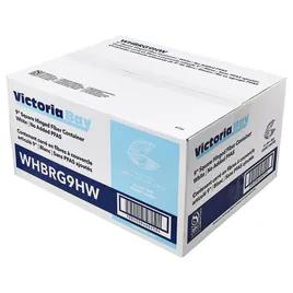 Victoria Bay Take-Out Container Hinged 9X9X3 IN Plant Fiber White Square 200/Case