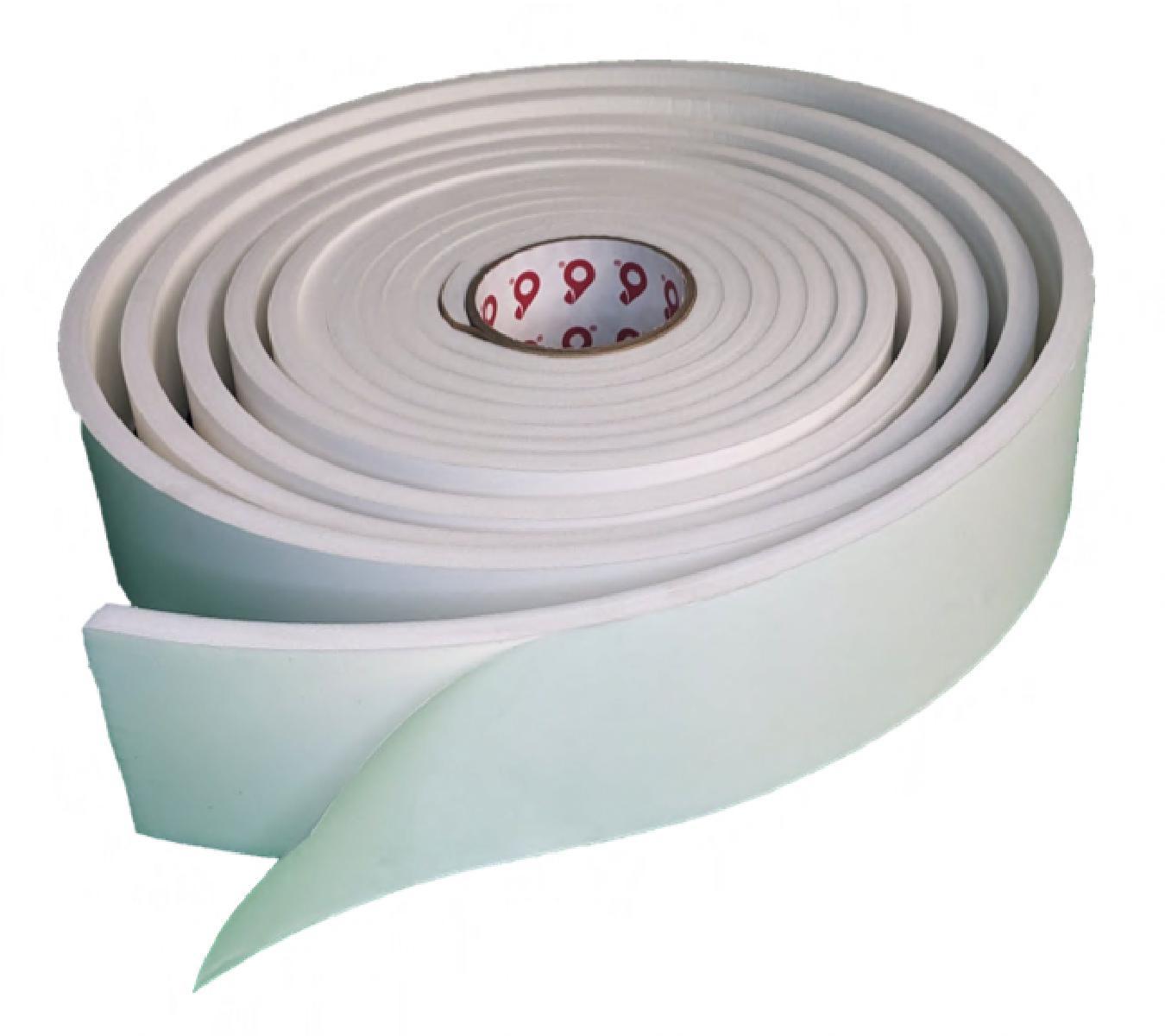 P4303WHT Foam Tape 2X2X0.03125 IN White Polyethylene Foam Die Cut Double Sided 1/Piece
