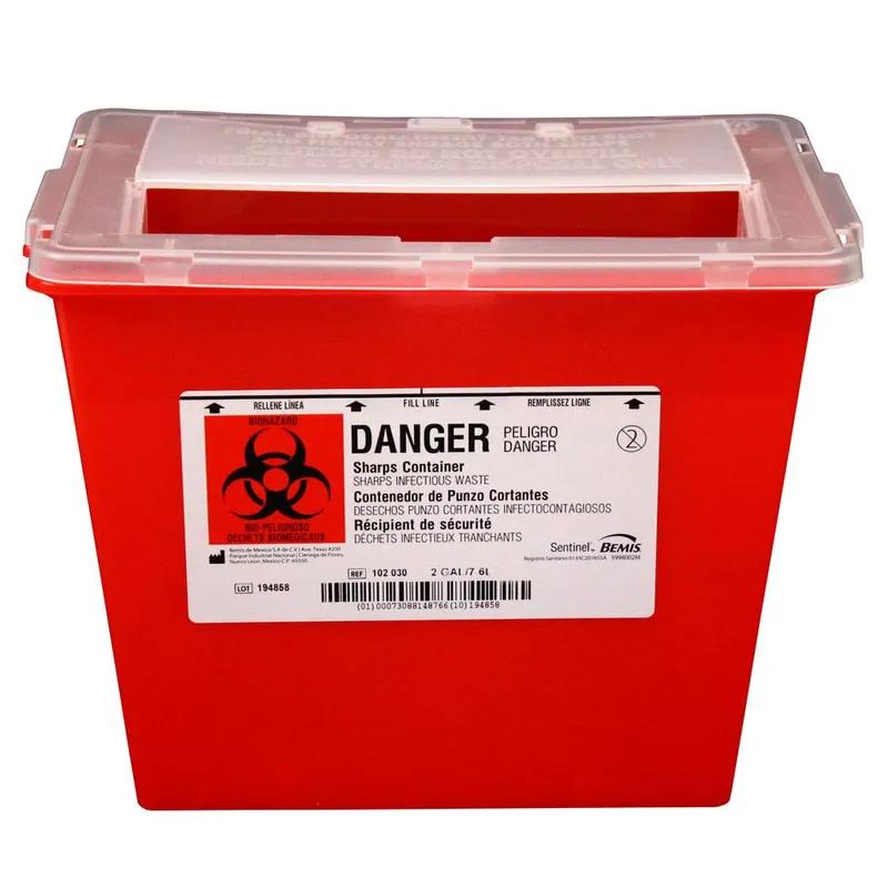 Impact® Sharp Object Container 2 GAL Red 1/Each