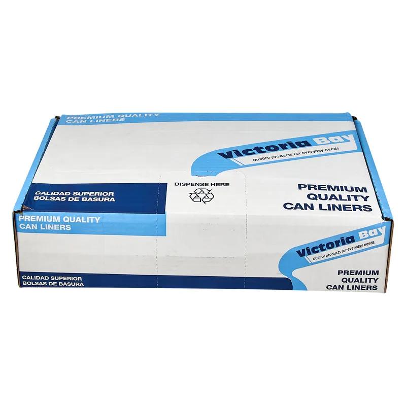 Can Liner 50X58 IN Clear Plastic 1.5MIL Flat Pack Star Seal 100/Case