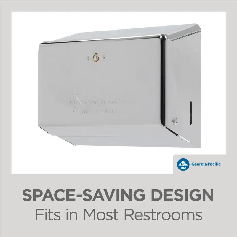 Georgia-Pacific Pro® Paper Towel Dispenser 4.25X11.63 IN Chrome Multifold 1/Each