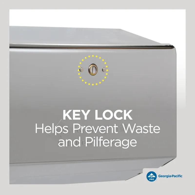 Georgia-Pacific Pro® Paper Towel Dispenser 4.25X11.63 IN Chrome Multifold 1/Each