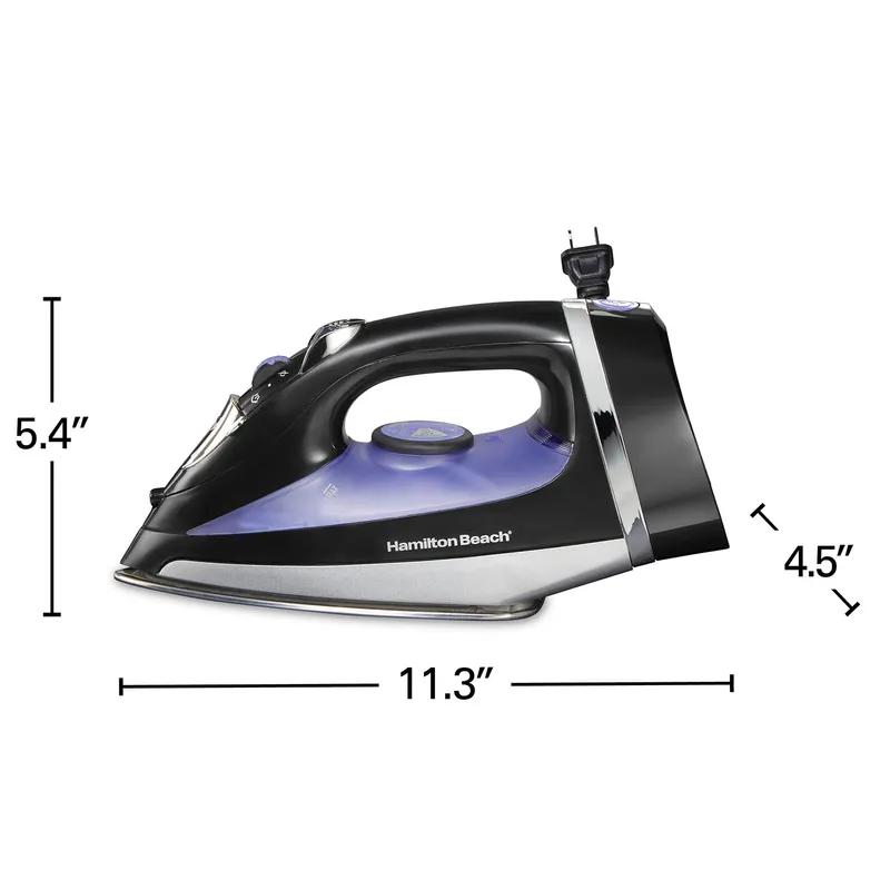 Iron 4.5X11.3X5.4 IN Stainless Steel 1200 Watts Retractable Cord 1/Each