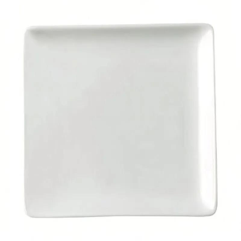 Alani Plate 7.5X7.5 IN Porcelain White Square Dual Ovenable Dishwasher Safe 24/Case