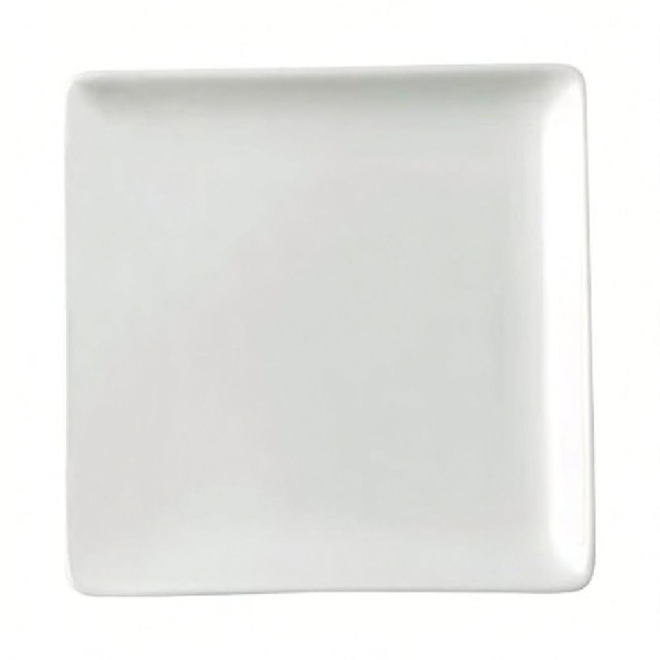 Alani Plate 7.5X7.5 IN Porcelain White Square Dual Ovenable Dishwasher Safe 24/Case