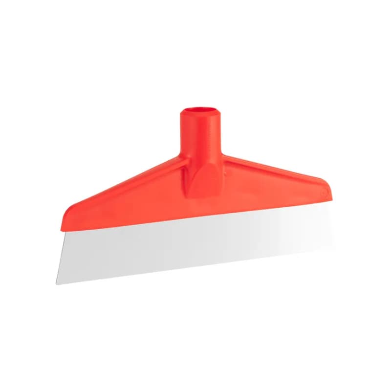 Vikan® Scraper 1.2X9.6X4.9 IN Polypropylene (PP) Stainless Steel Red Threaded 1/Each